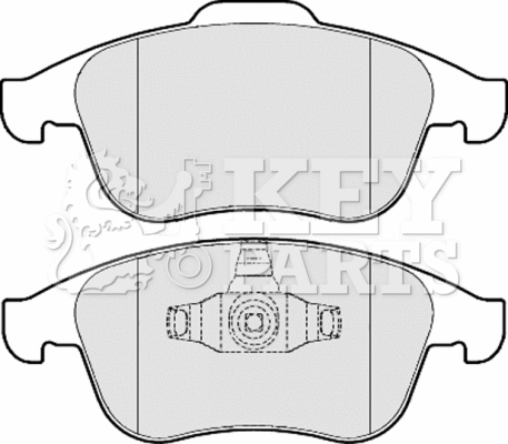 Brake Pad Set, disc brake (KBP2057)