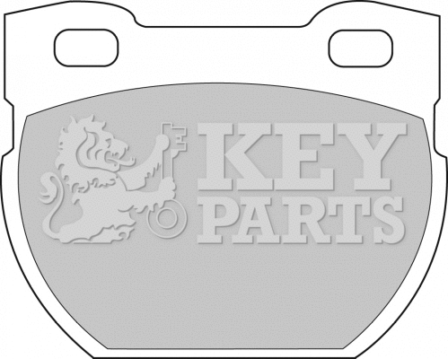 Brake Pad Set, disc brake (KBP1250)
