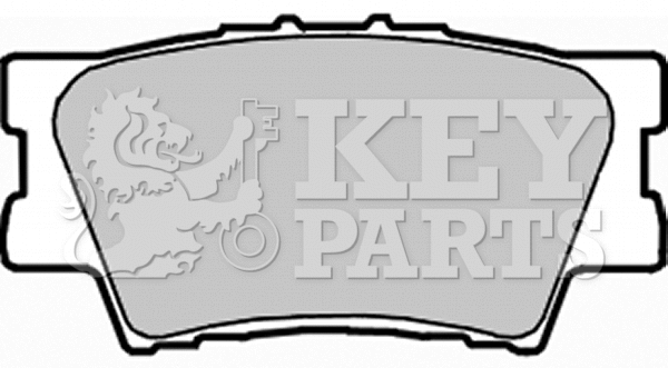 Brake Pad Set, disc brake (KBP1990)