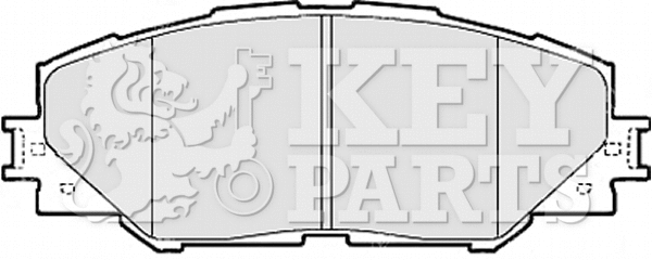 Brake Pad Set, disc brake (KBP2079)