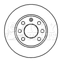 Brake Disc (KBD4858)