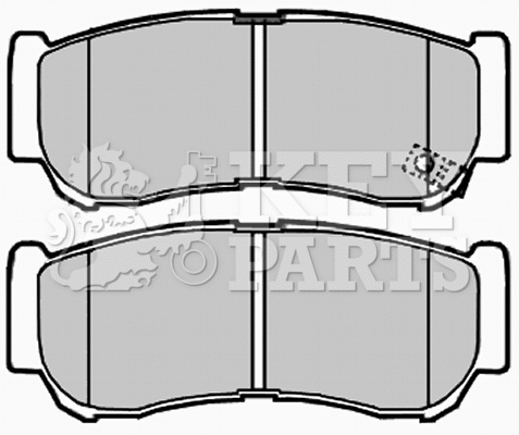Brake Pad Set, disc brake (KBP2007)