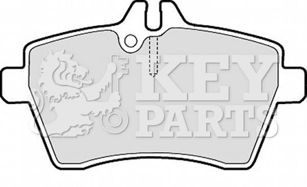 Brake Pad Set, disc brake (KBP1950)