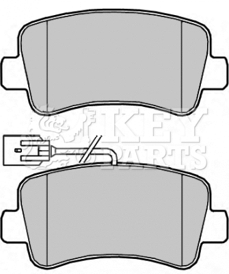 Brake Pad Set, disc brake (KBP2267)