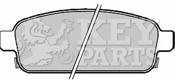 Brake Pad Set, disc brake (KBP2214)