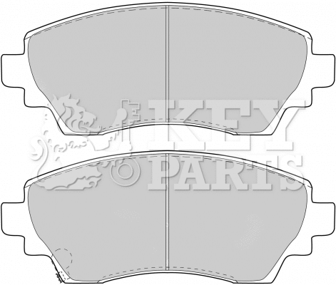 Brake Pad Set, disc brake (KBP1768)