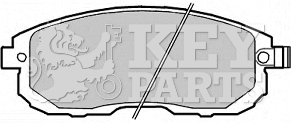 Brake Pad Set, disc brake (KBP2282)