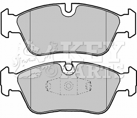 Brake Pad Set, disc brake (KBP1959)