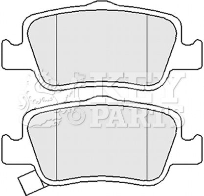 Brake Pad Set, disc brake (KBP2056)