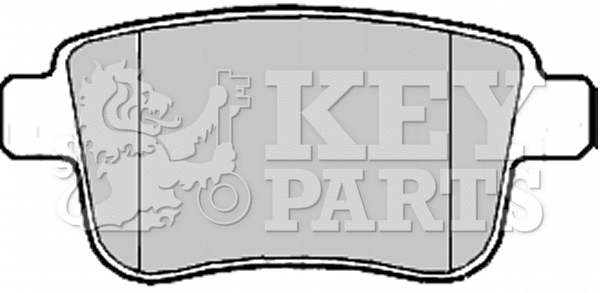 Brake Pad Set, disc brake (KBP2185)