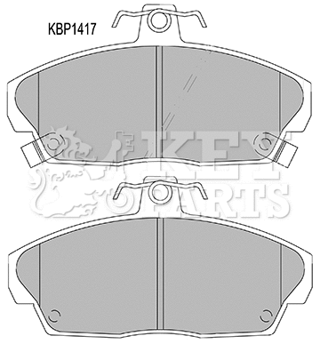 Brake Pad Set, disc brake (KBP1417)