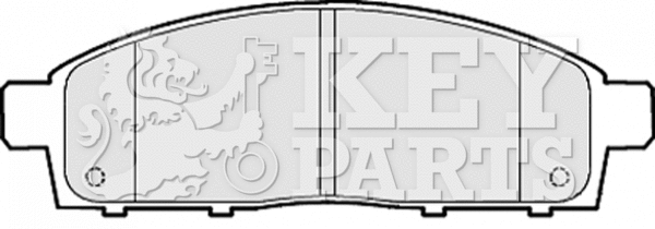 Brake Pad Set, disc brake (KBP2054)