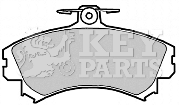 Brake Pad Set, disc brake (KBP2151)