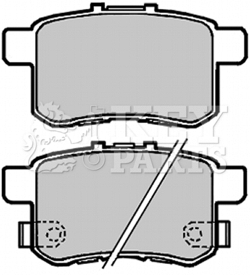 Brake Pad Set, disc brake (KBP2103)