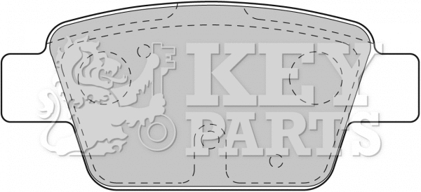 Brake Pad Set, disc brake (KBP1718)