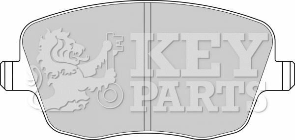 Brake Pad Set, disc brake (KBP1825)