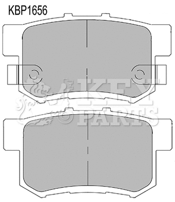 Brake Pad Set, disc brake (KBP1656)