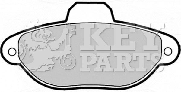 Brake Pad Set, disc brake (KBP1738)