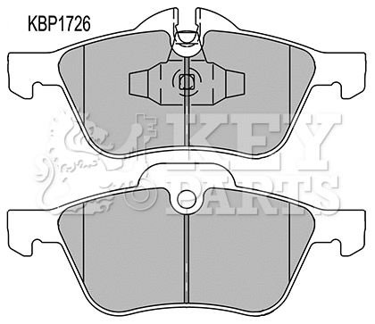 Brake Pad Set, disc brake (KBP1726)