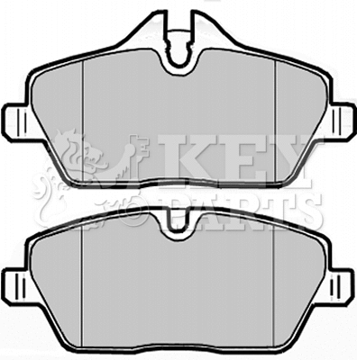 Brake Pad Set, disc brake (KBP1926)