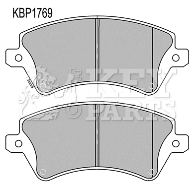 Brake Pad Set, disc brake (KBP1769)