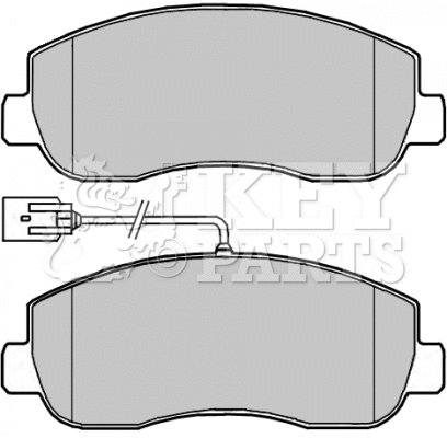 Brake Pad Set, disc brake (KBP2266)