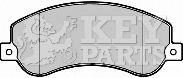 Brake Pad Set, disc brake (KBP2281)