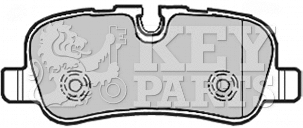 Brake Pad Set, disc brake (KBP1941)