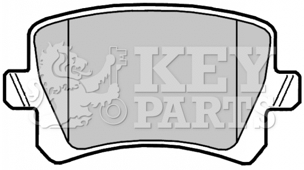 Brake Pad Set, disc brake (KBP2044)