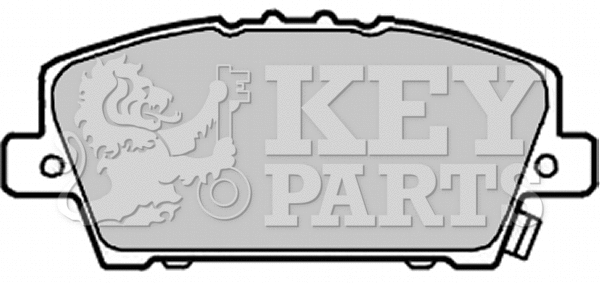 Brake Pad Set, disc brake (KBP1986)