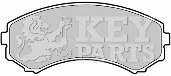 Brake Pad Set, disc brake (KBP1757)