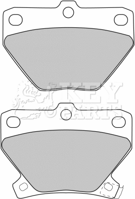 Brake Pad Set, disc brake (KBP1712)