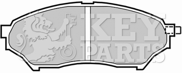 Brake Pad Set, disc brake (KBP1759)