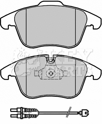 Brake Pad Set, disc brake (KBP2184)