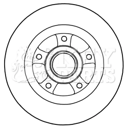 Brake Disc (KBD5968S)