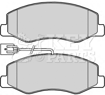 Brake Pad Set, disc brake (KBP2268)