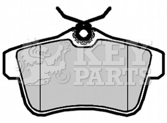 Brake Pad Set, disc brake (KBP2095)