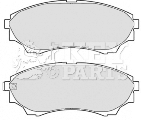 Brake Pad Set, disc brake (KBP2119)