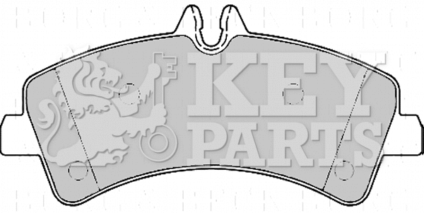Brake Pad Set, disc brake (KBP2170)