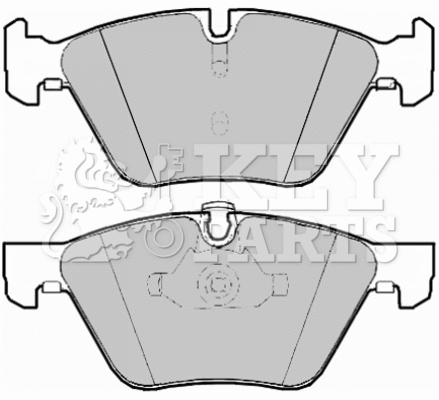 Brake Pad Set, disc brake (KBP1948)
