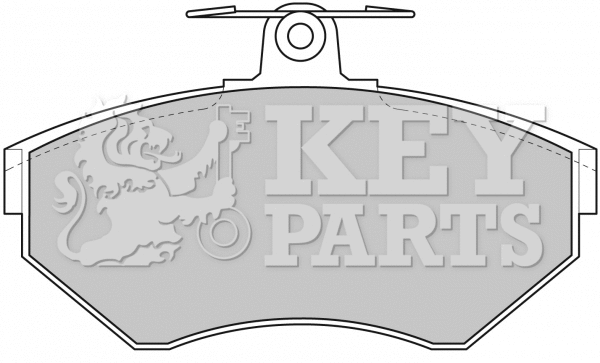 Brake Pad Set, disc brake (KBP1620)