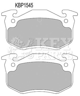 Brake Pad Set, disc brake (KBP1545)