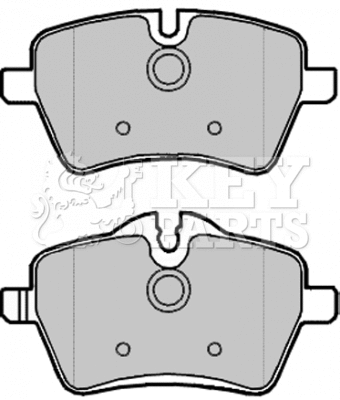 Brake Pad Set, disc brake (KBP1988)