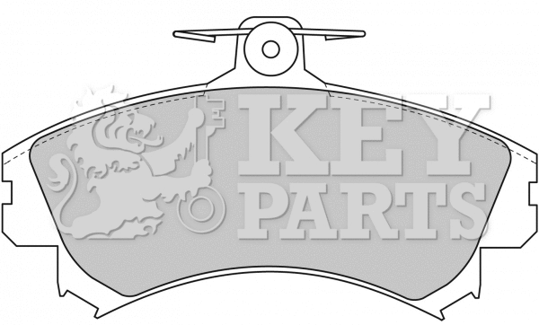 Brake Pad Set, disc brake (KBP1458)