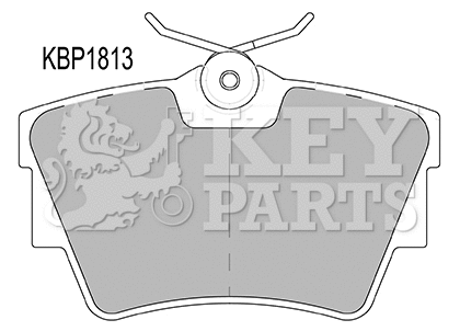 Brake Pad Set, disc brake (KBP1813)