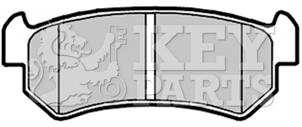 Brake Pad Set, disc brake (KBP2146)