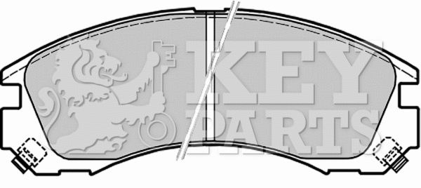 Brake Pad Set, disc brake (KBP1565)
