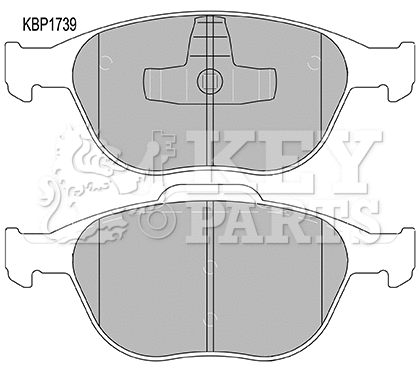 Brake Pad Set, disc brake (KBP1739)