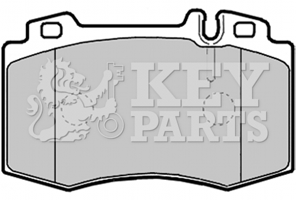 Brake Pad Set, disc brake (KBP2132)
