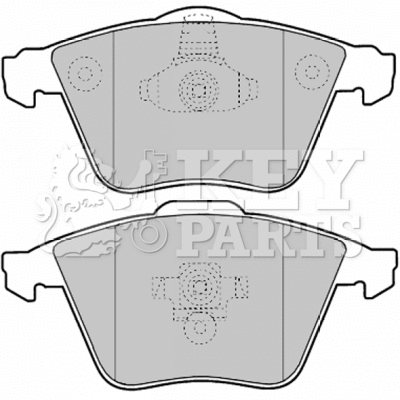 Brake Pad Set, disc brake (KBP1903)